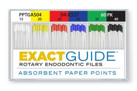 EXACTGUIDE PAPER POINT .04 15-20-25-30-35-40 ASSORTED - 100 PACK