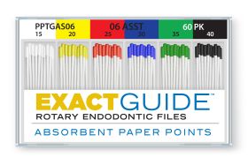 EXACTGUIDE PAPER POINT .06 15-20-25-30-35-40 ASSORTED - 100 PACK