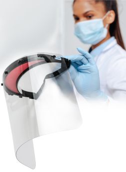 FACE SHIELD STANDARD WIDTH (317 MM) - 1 PACK