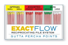 EXACTFLOW GUTTA PERCHA  SM-PR-MD-LG ASSORTED - 60 PACK